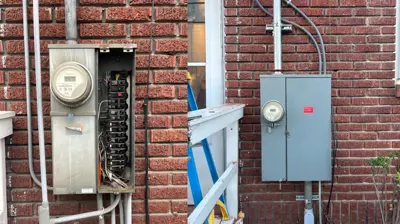 Old Electrical Meter Replaced Photo