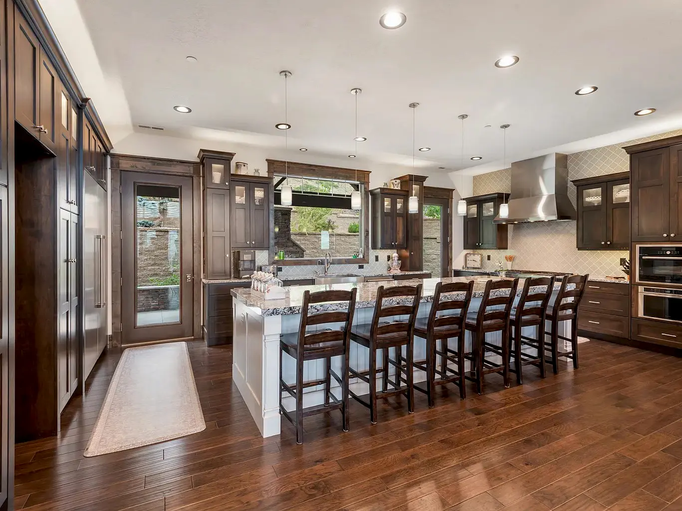 Custom kitchen lighting and electrical installation completed by Camson Electric in a Utah home
